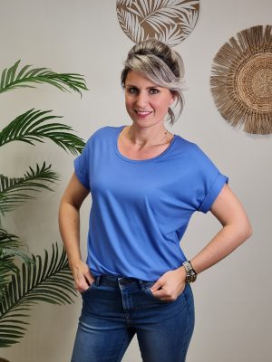 Shirtje basic “ONLY” blue