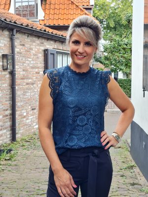Topje Lina petrol