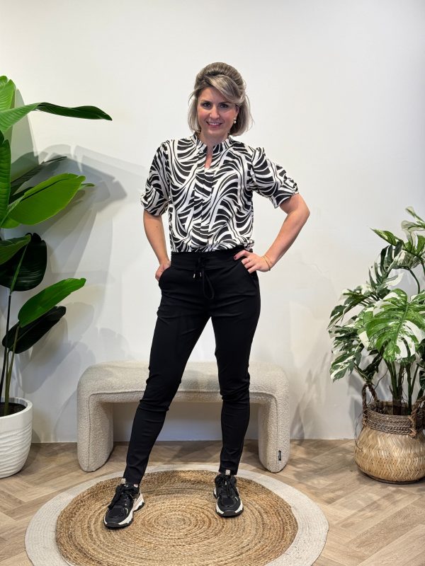 Blouse Rosalie zwart - Afbeelding 4
