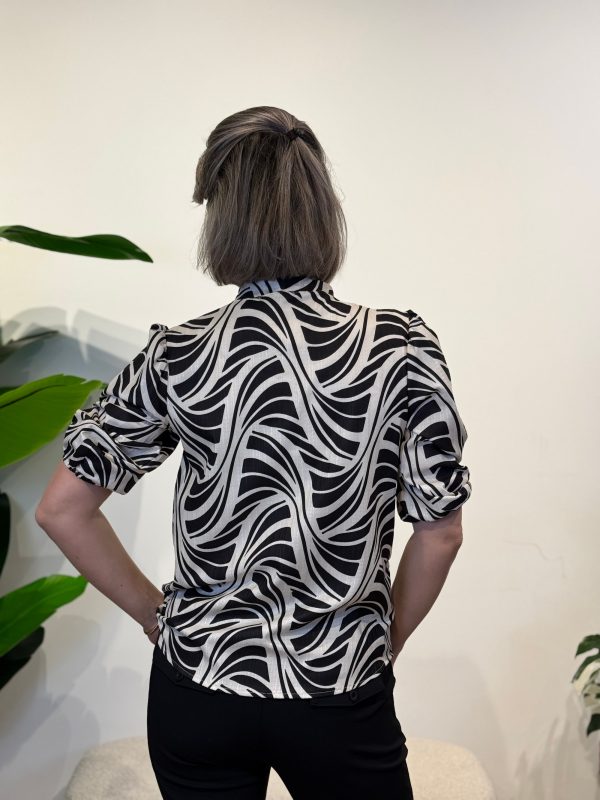 Blouse Rosalie zwart - Afbeelding 3
