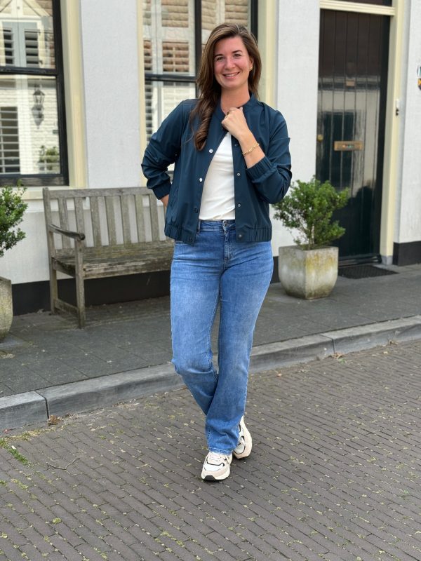 Travelstof bomber Soof shaded green - Afbeelding 4