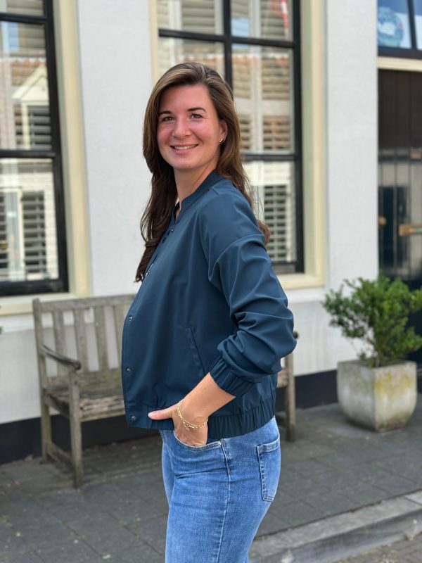 Travelstof bomber Soof shaded green - Afbeelding 2