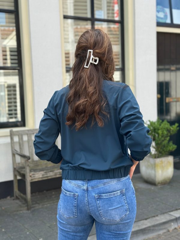 Travelstof bomber Soof shaded green - Afbeelding 3