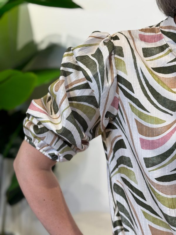 Blouse Rosalie groen - Afbeelding 5