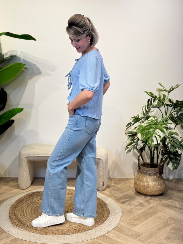 Top Ariane blauw - Afbeelding 3