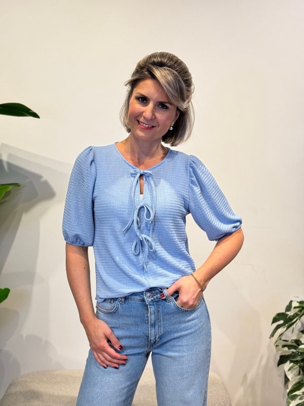 Top Ariane blauw
