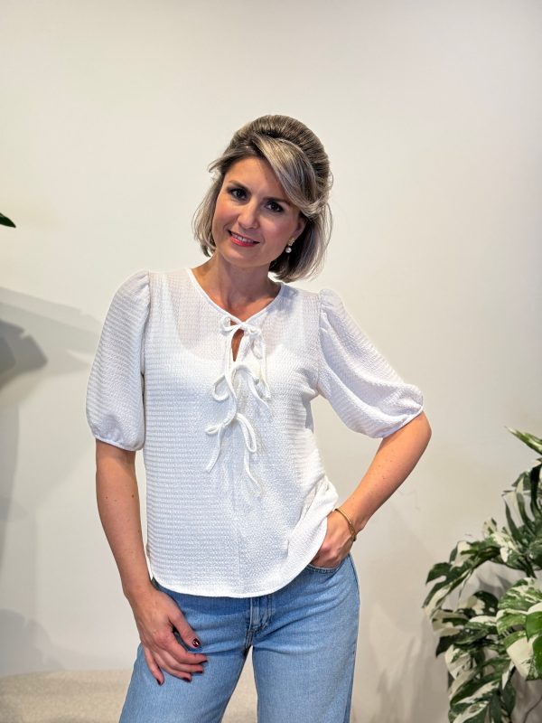 Top Ariane wit - Afbeelding 5