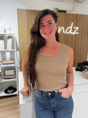 Topje Kate camel