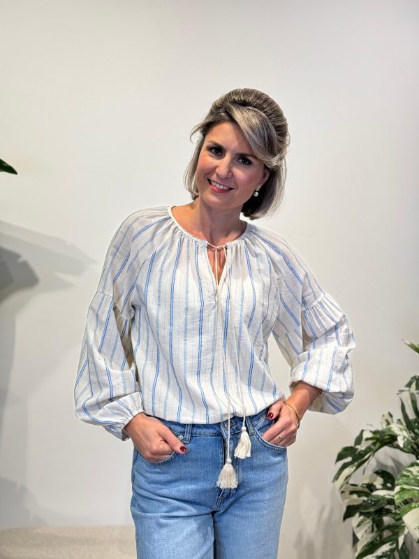 Blouse Gemmie blauw