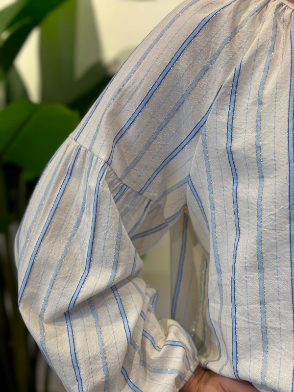 Blouse Gemmie blauw - Afbeelding 3