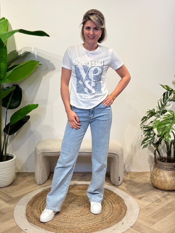 Wide leg jeans Esmée light blue - Afbeelding 5