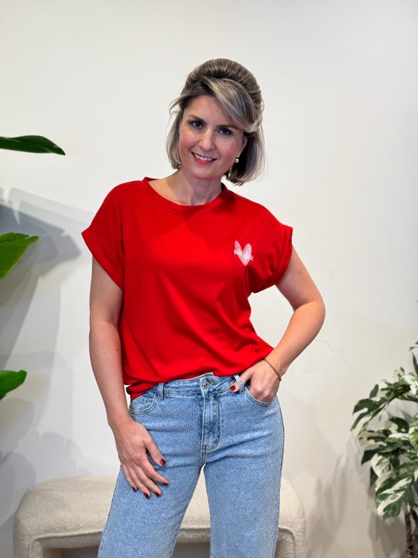 Shirtje Josje rood
