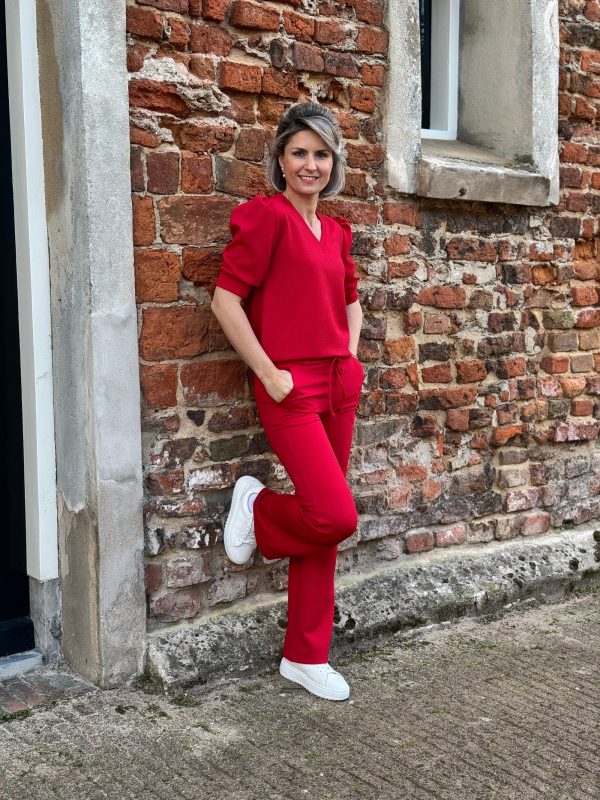 Broek Philou rood - Afbeelding 2