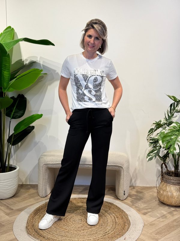 Shirtje Yes zwart - Afbeelding 4