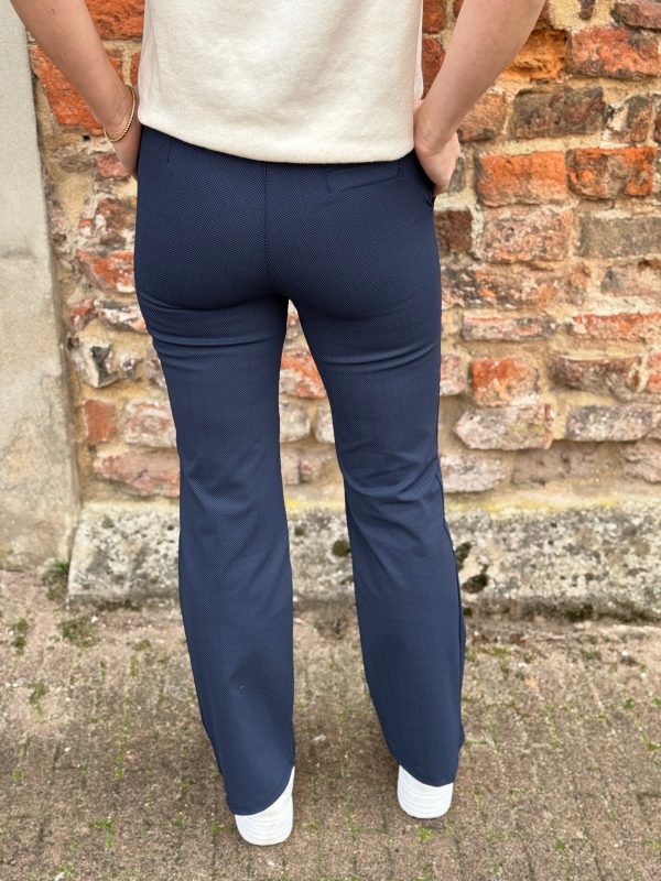 Flared broek Lois donkerblauw - Afbeelding 4