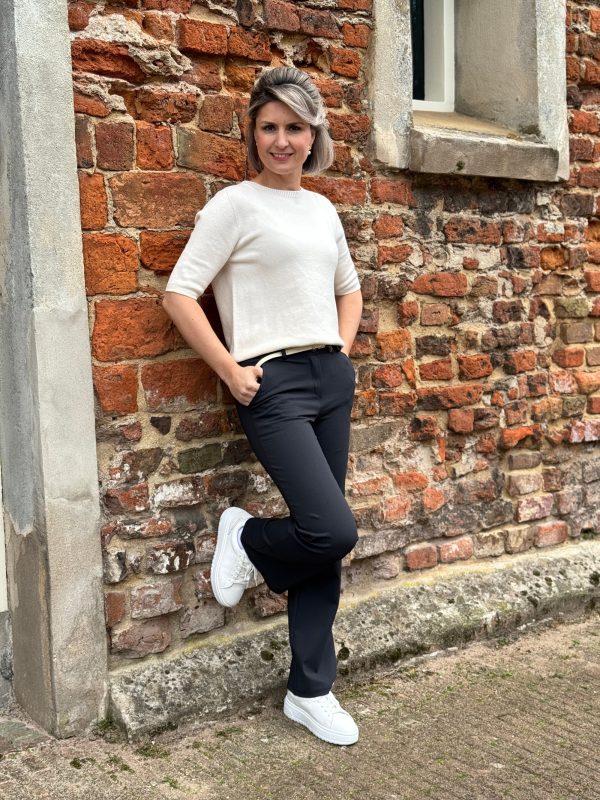 Flared broek Lois zwart