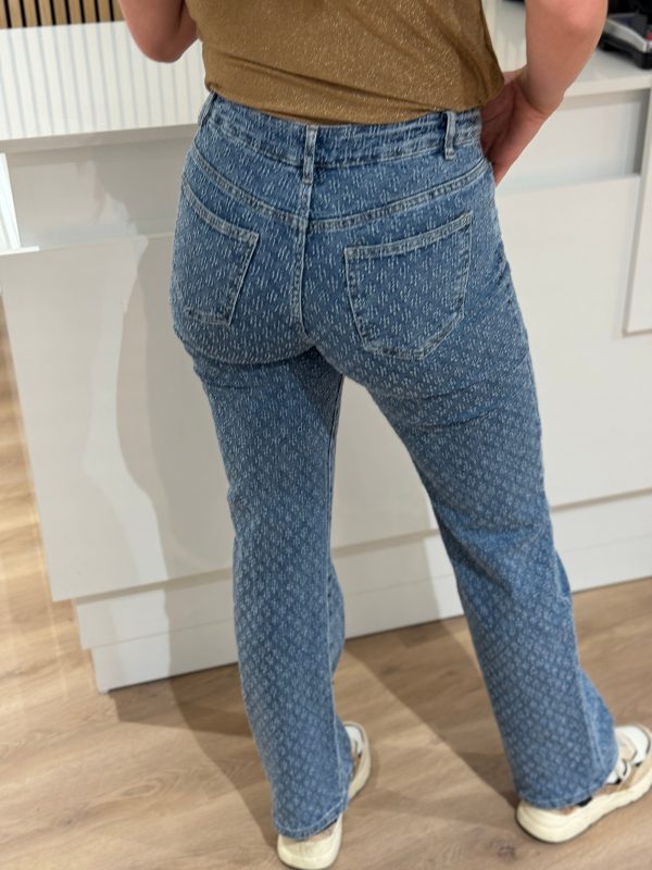 Wide leg jeans Esmée medium blue - Afbeelding 3
