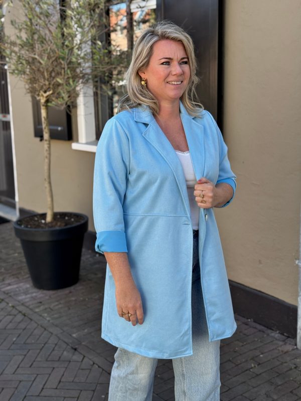 Jas Katja blauw