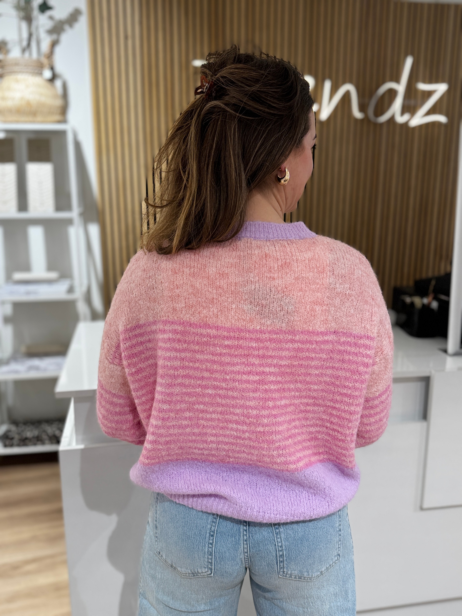 Vestje Daphne lila/roze - Afbeelding 3