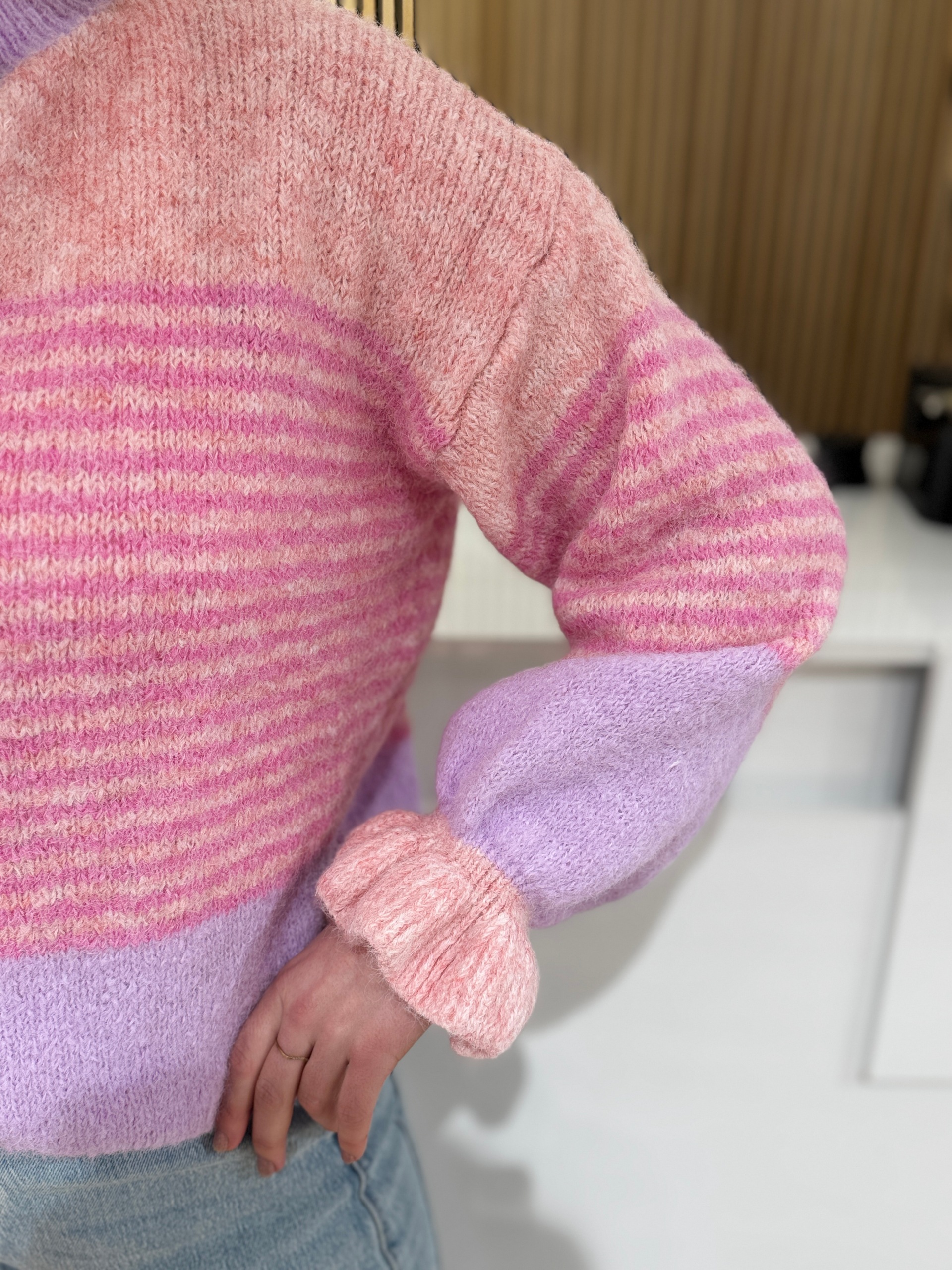 Vestje Daphne lila/roze - Afbeelding 4