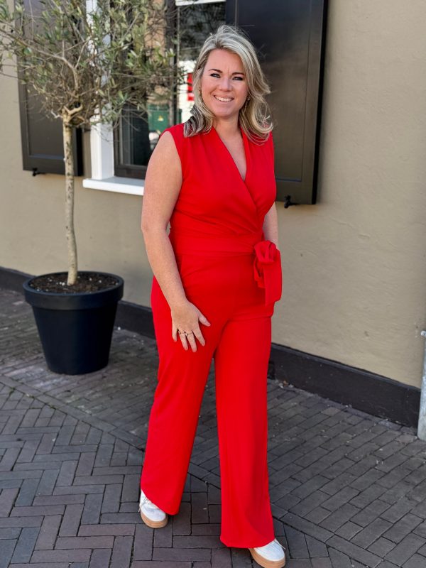 Jumpsuit Nancy rood - Afbeelding 6
