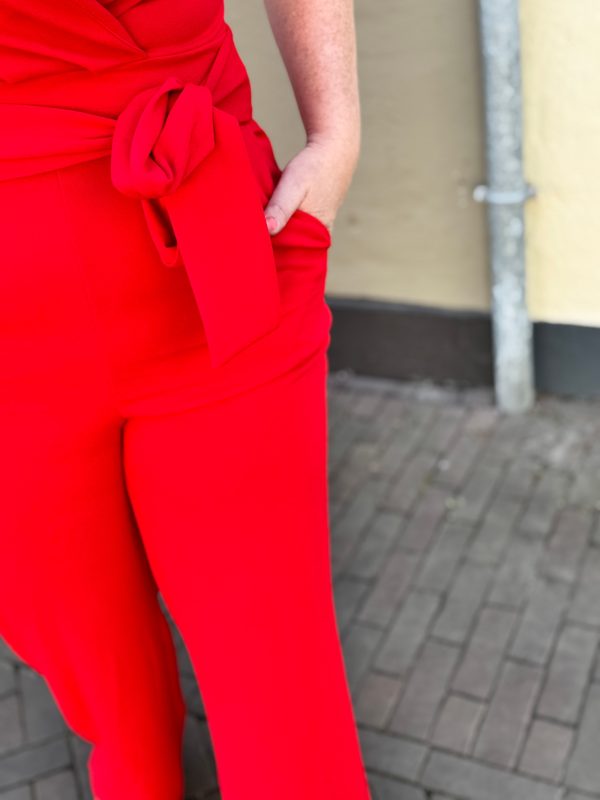 Jumpsuit Nancy rood - Afbeelding 4