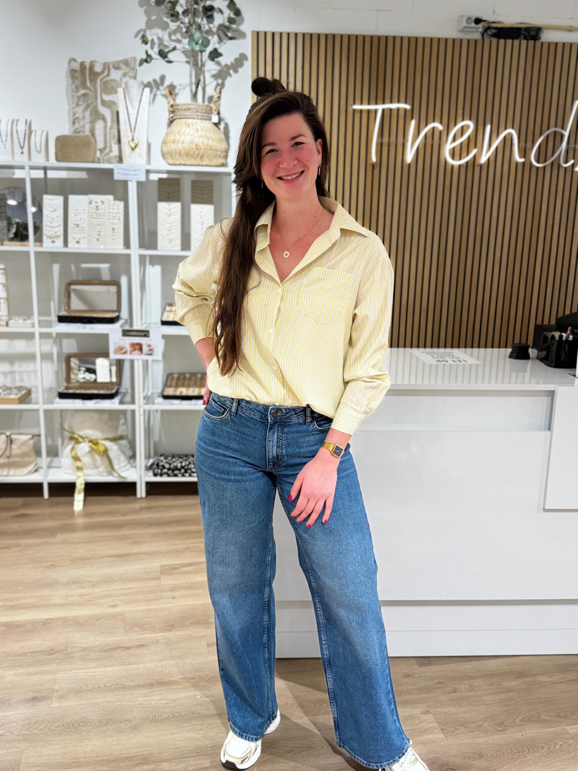 Blouse Gaby geel - Afbeelding 2