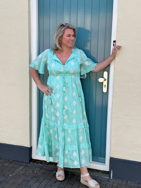 Jurk Kiki groen - Afbeelding 2