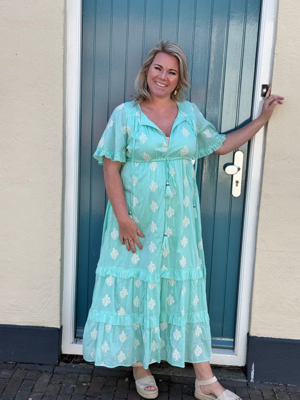Jurk Kiki groen - Afbeelding 3