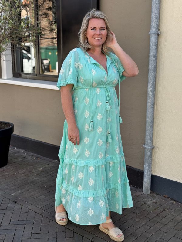 Jurk Kiki groen - Afbeelding 5