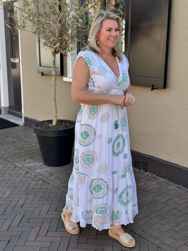 Jurk Livia groen - Afbeelding 2