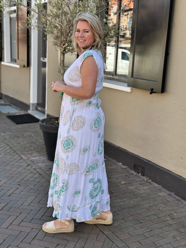 Jurk Livia groen - Afbeelding 3