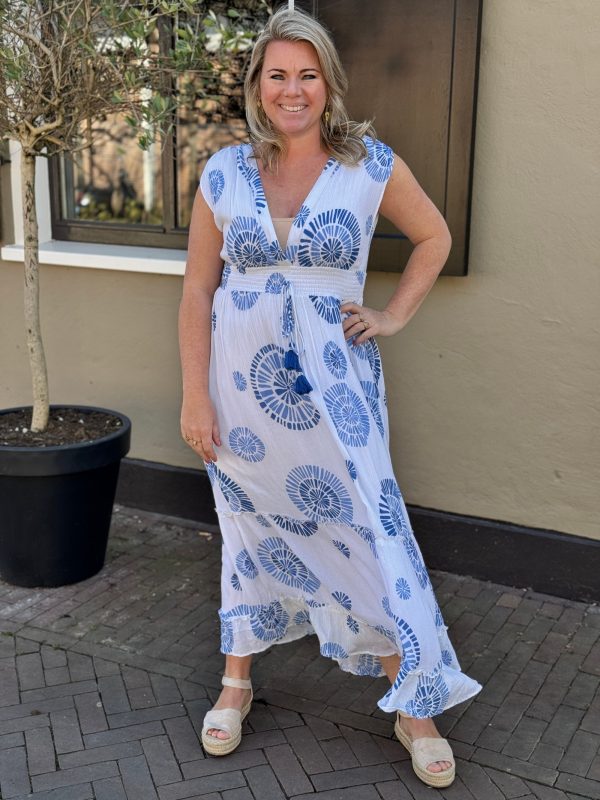 Jurk Livia blauw - Afbeelding 4