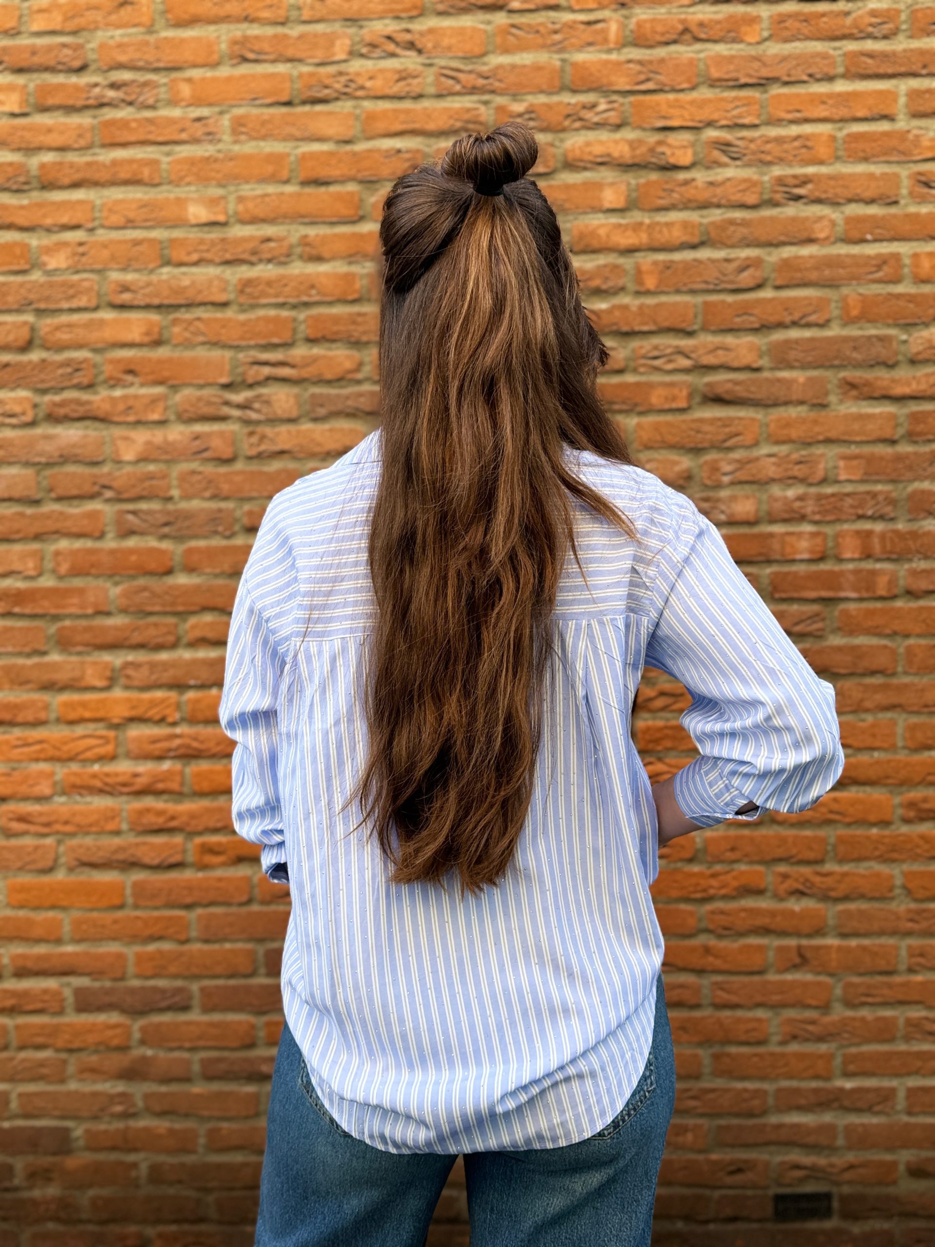 Blouse Gaby blauw - Afbeelding 4