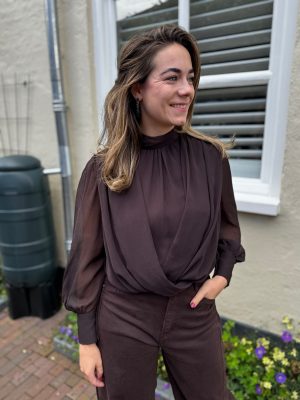 Blouse Annabel bruin