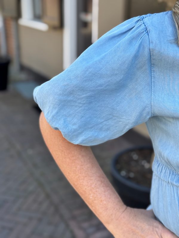 Jurk Whitney blauw - Afbeelding 4