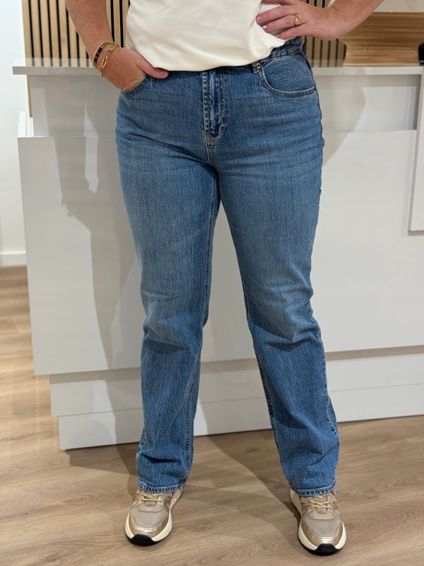Tessa straight jeans medium blue lengte 34 - Vero Moda