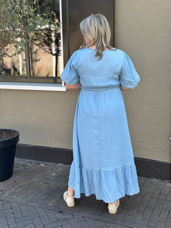 Jurk Whitney blauw - Afbeelding 6