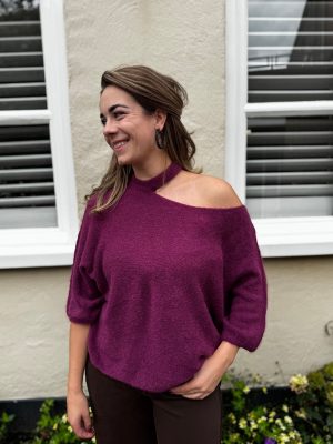 Truitje Marjan aubergine