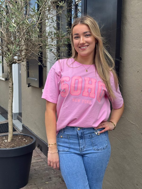 Shirtje Soho roze - Afbeelding 4