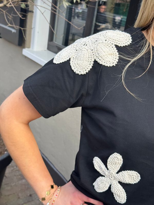 Shirtje Jasmijn zwart - Afbeelding 2