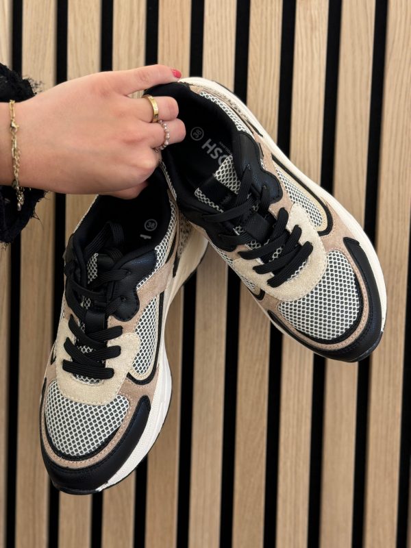 Sneakers white with beige combination - Afbeelding 2