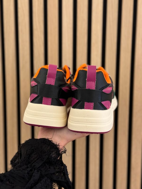 Sneakers golf green/magenta/black - Afbeelding 3
