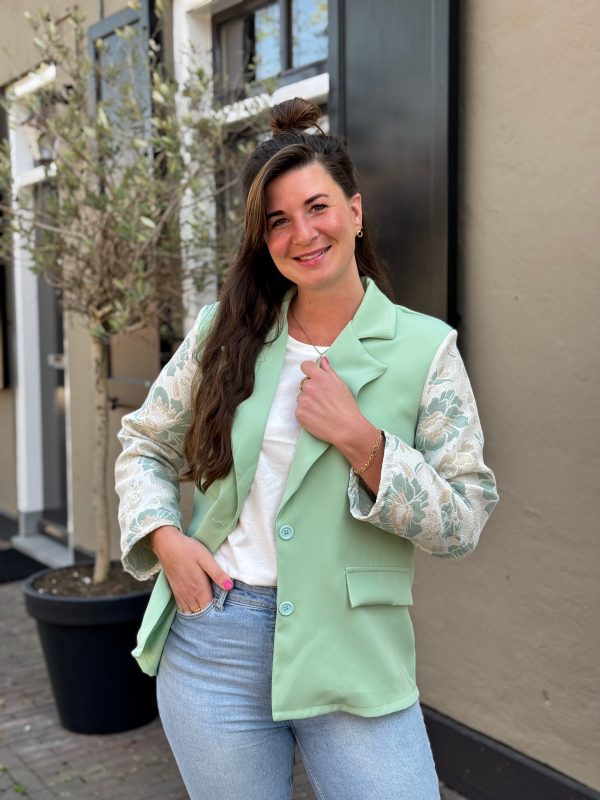 Blazer Zoé groen - Afbeelding 2