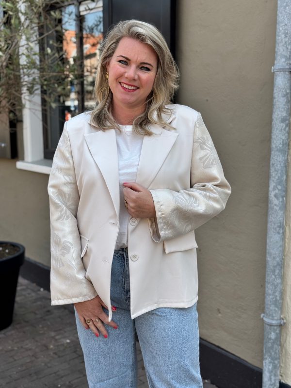 Blazer Zoé beige - Afbeelding 5