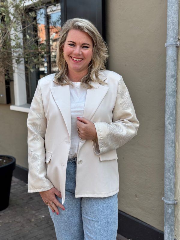 Blazer Zoé beige - Afbeelding 4