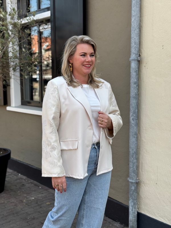 Blazer Zoé beige - Afbeelding 2