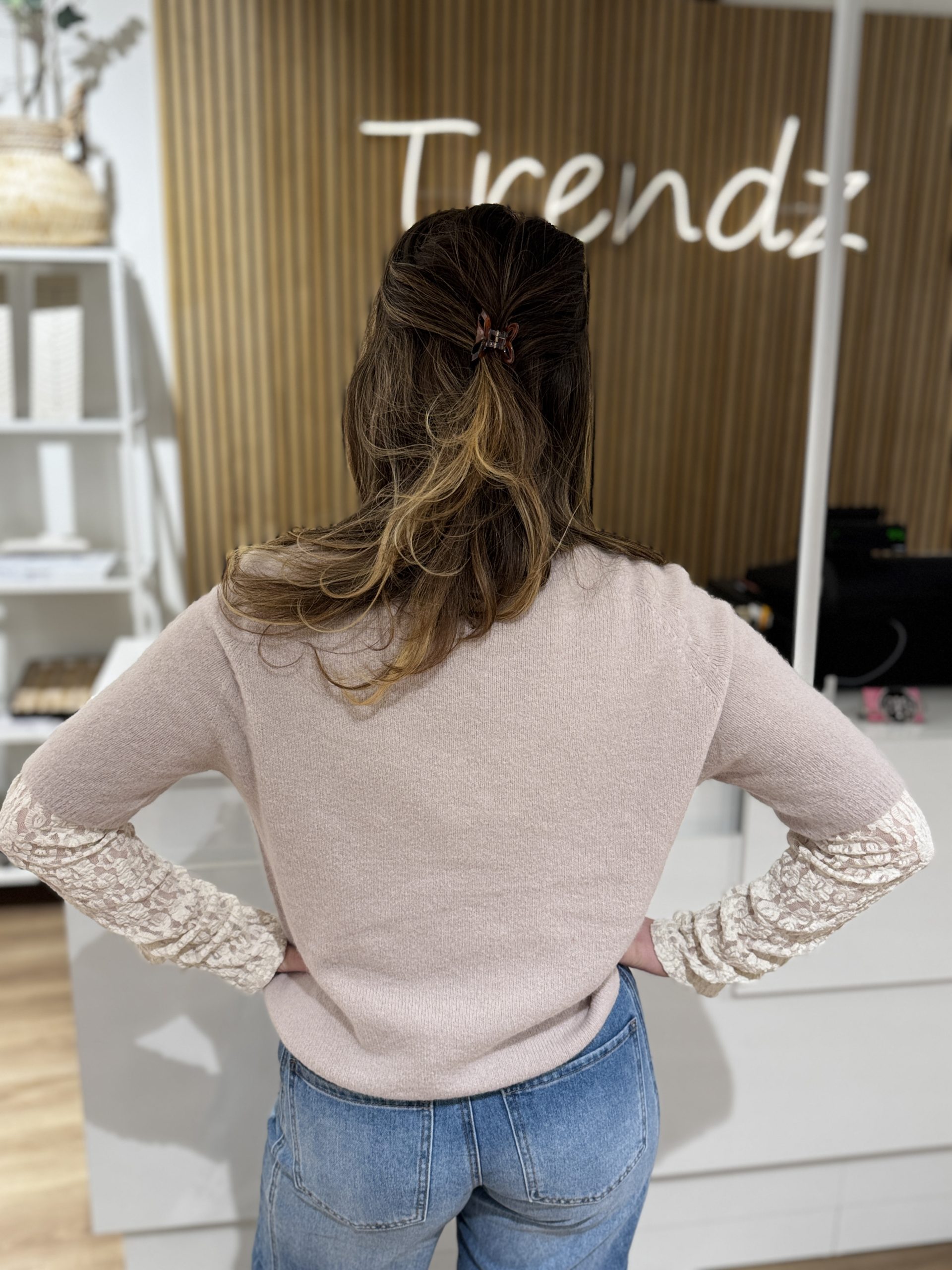 Truitje Renske taupe - Afbeelding 4