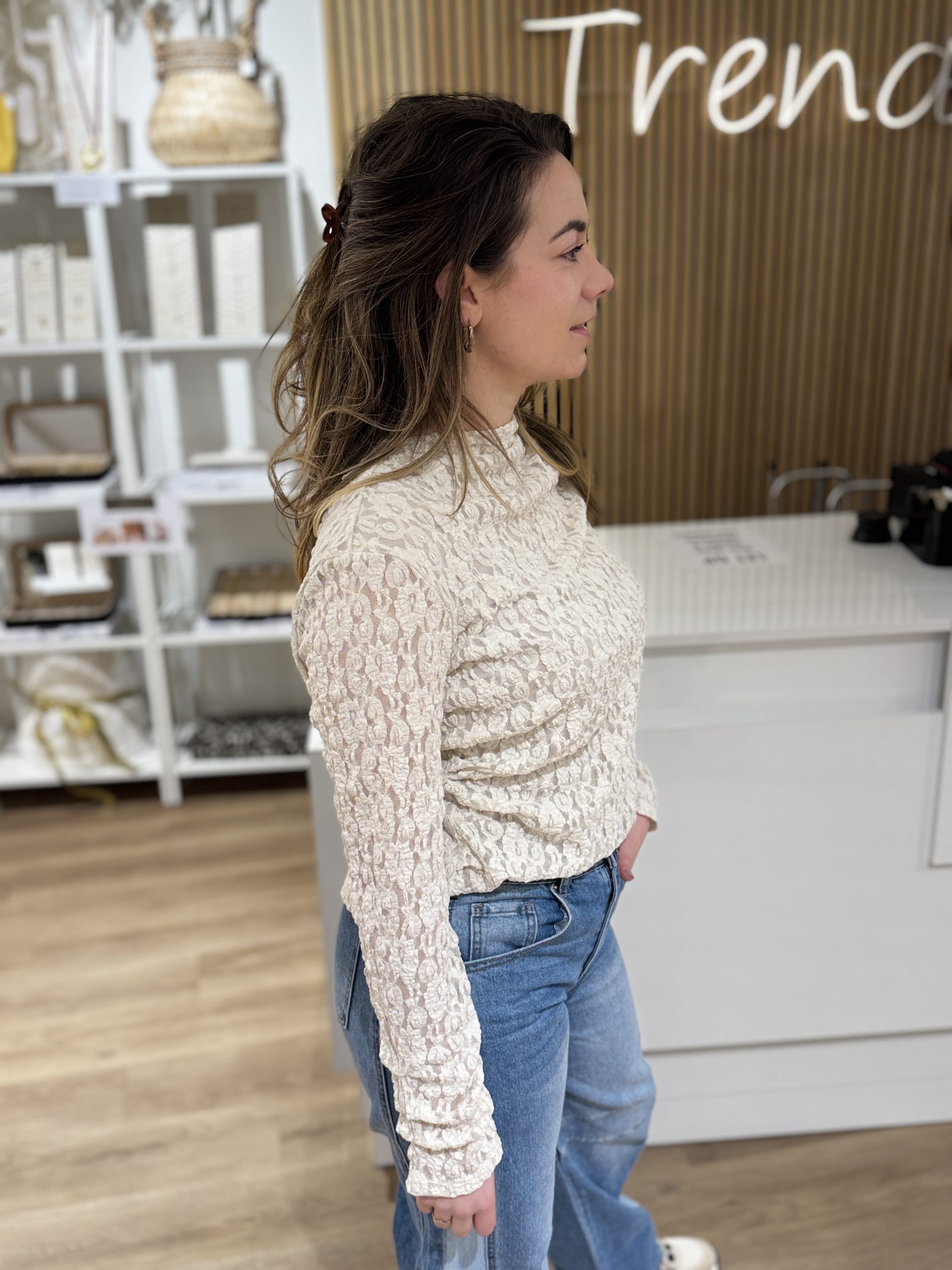 Top Eva beige - Afbeelding 2