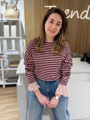 Truitje Demi roze/bruin